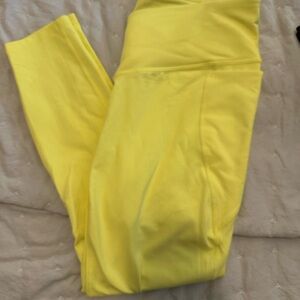Fabletics PureLuxe Soft Yellow Leggings (B2G1F)